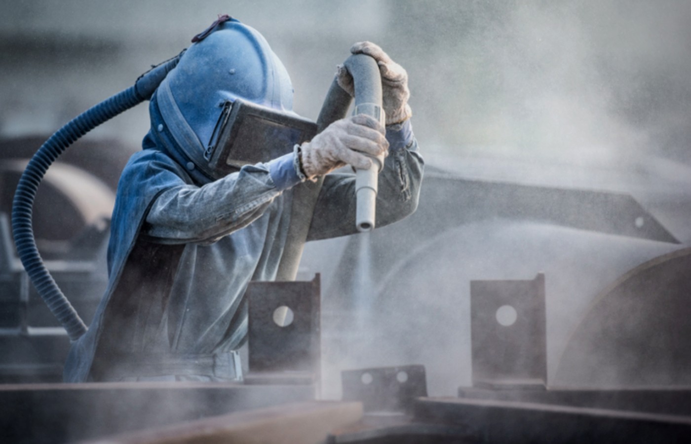 Blasting works